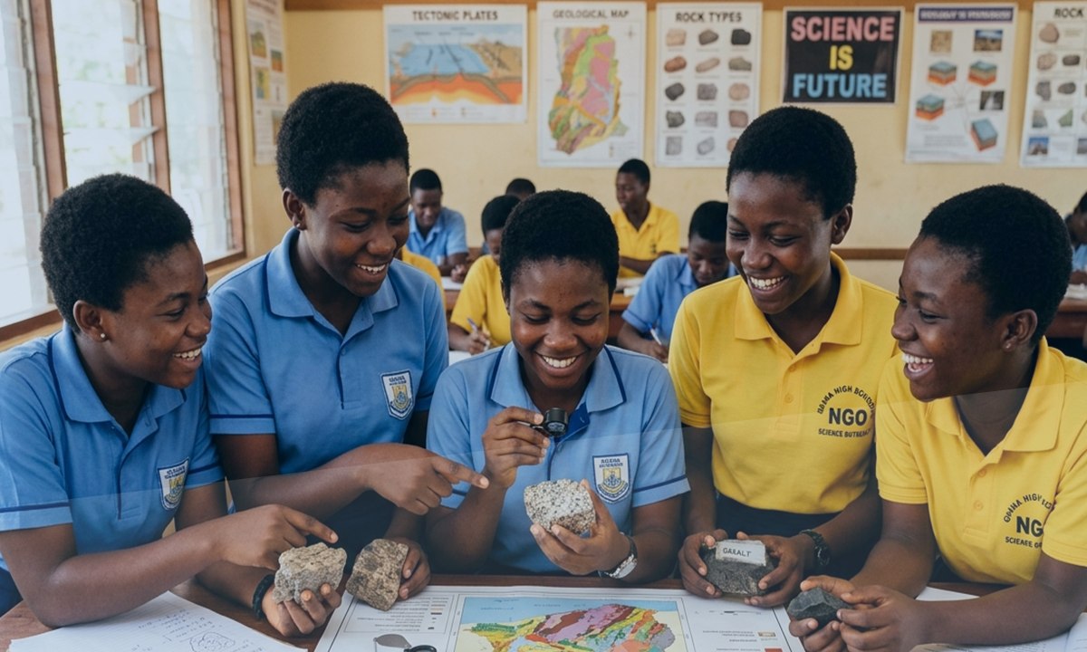 Sensibilisation des filles aux geosciences